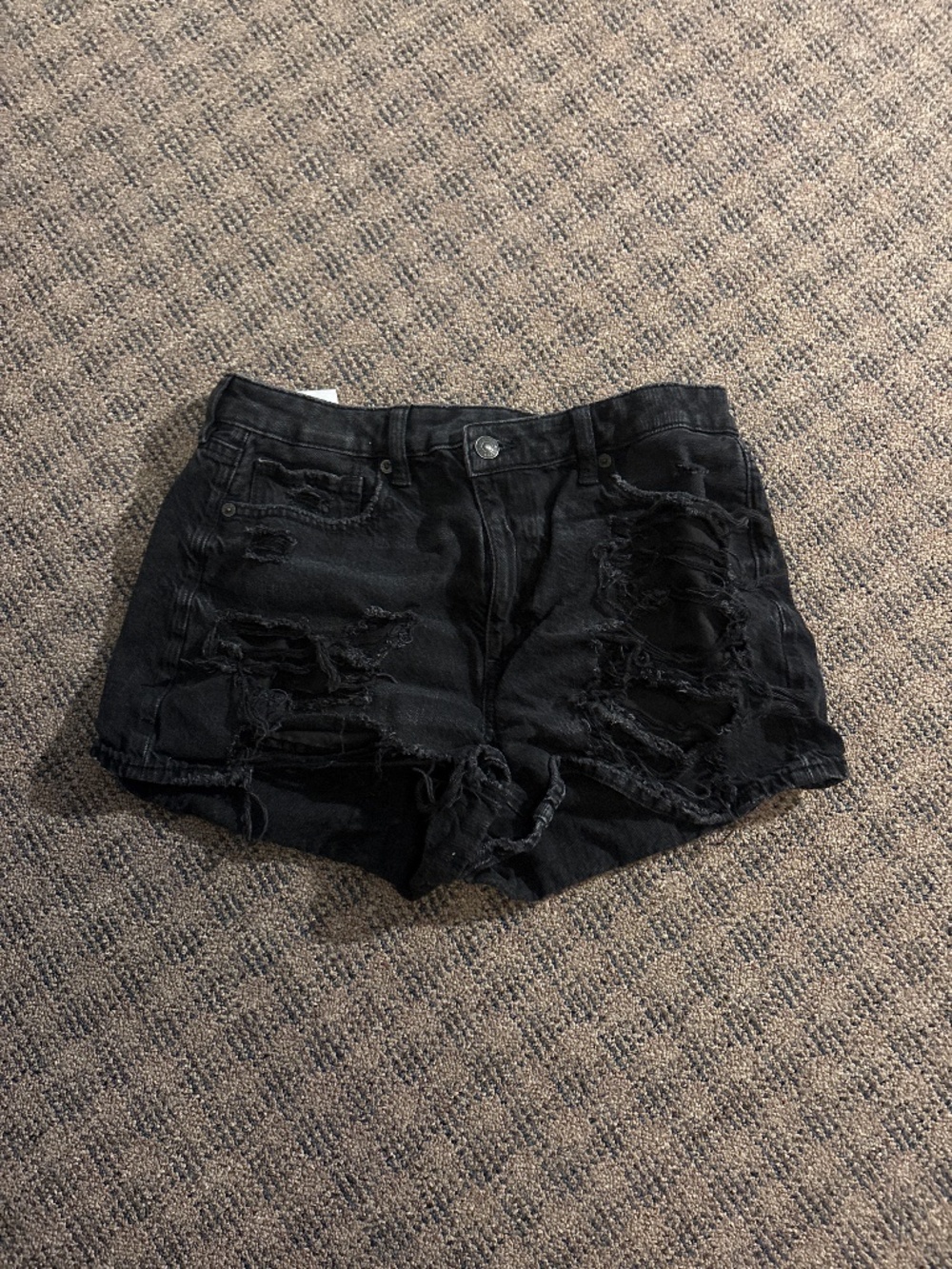 American Eagle Black Jean Shorts
